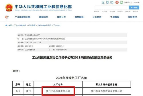 新浪地產(chǎn) 立林獲評(píng)國(guó)家級(jí)2021年度 綠色工廠